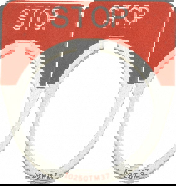 Half Round, Legend Plate - Stop